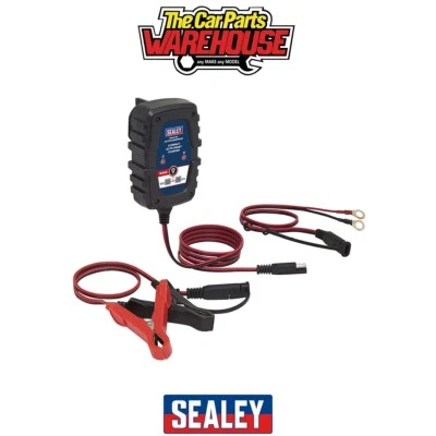 Sealey AUTOCHARGE100HF 6/12V Compact Smart Trickle Charger & Maintainer 1A - Image 1 of 4