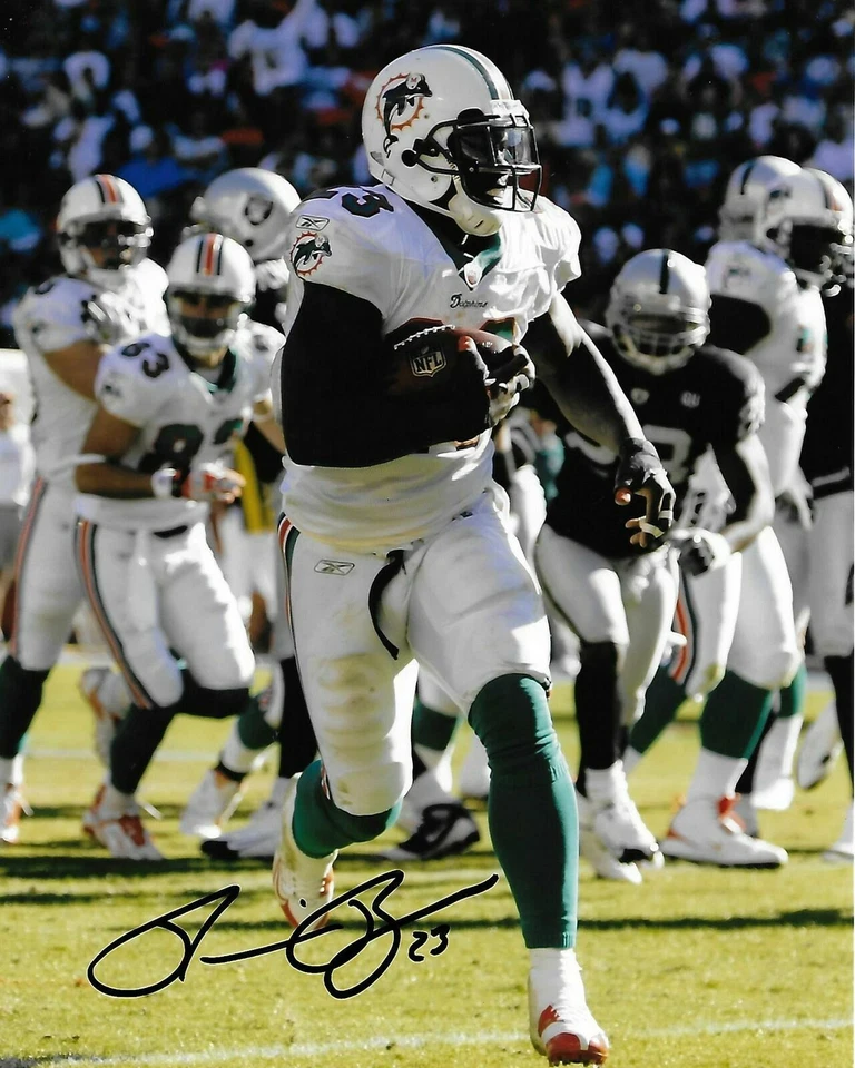 Фотография с автографом дельфина Ронни Брауна из Miami 8x10 с сертификатом подлинности - Изображение 1 из 1