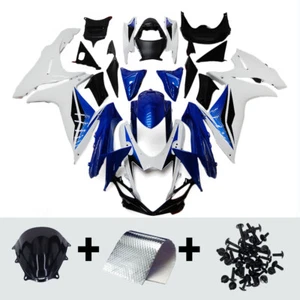 Blue White Fairing Kit For Suzuki GSXR600 GSXR750 2011-2023 15 17 19 20 Fairings - Picture 1 of 12