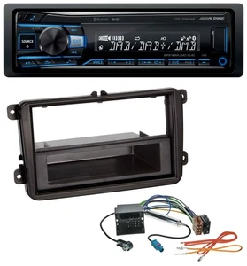 Alpine USB Bluetooth DAB MP3 Autoradio für Skoda Fabia Octavia Rapid Roomster - Bild 1 von 9
