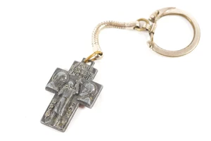 Schlüsselanhänger Heiliger Josef beschütze uns Jesus Maria Josef bete für uns Vintage religiös - Bild 1 von 5