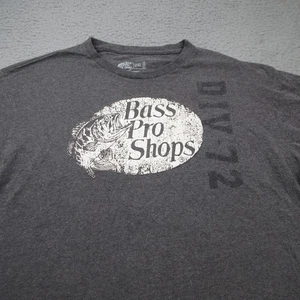Camisa Bass Pro Shops Para Hombre 2XL Gris Manga Corta Exterior - Imagen 1 de 7