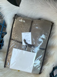 Home By Jennifer Adams King Storm Gray Relaxed Cotton Sateen Sheet Set $260 - Picture 1 of 7