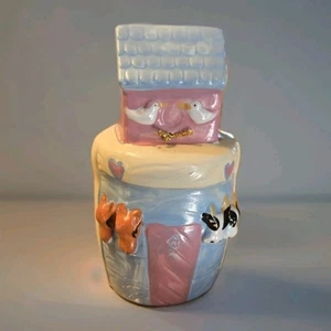 Vintage Noah's Ark Ceramic Porcelain 5" Decorative Bell - Picture 1 of 5