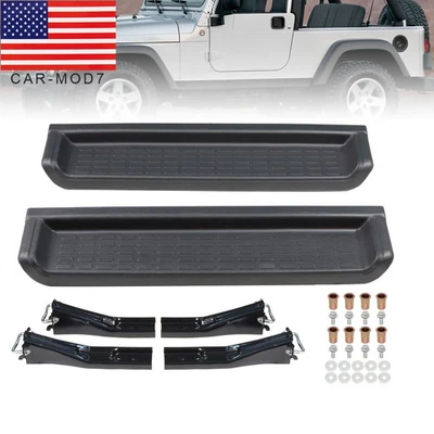 For Jeep Wrangler TJ Unlimited 01-06 Left+Right Side Step Nerf Bar Running Board Foto 1 de 4