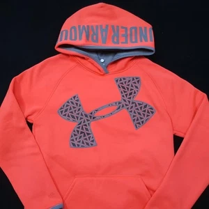 UNDER ARMOUR ColdGear Hoodie - Youth M - Neon Pink - Picture 1 of 5
