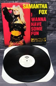 SAMANTHA FOX "I WANNA HAVE SOME FUN" 6-Track PROMO JIVE RECORDS 1988 33RPM - Picture 1 of 5