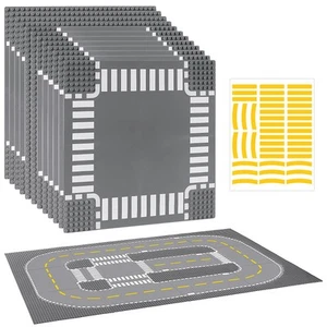 12 Pack Road Base Plates for Building, Compatible with Lego Classic Bricks, 1... - Picture 1 of 6