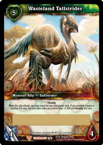 1x  Wasteland Tallstrider (Unscratched Loot) - Foil - Legendary Light Play Thron - Image 1 of 1