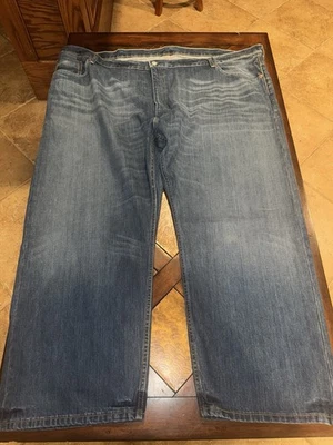 Levis 559 Relaxed Straight Jeans Stretch Denim Blue Mens Size 56x30 Big & Tall - Image 1 of 4