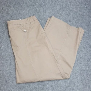 Lane Bryant Pants Womens 24 Brown Stretchable Venezia Mid-Rise Flare Wide Leg - Picture 1 of 11