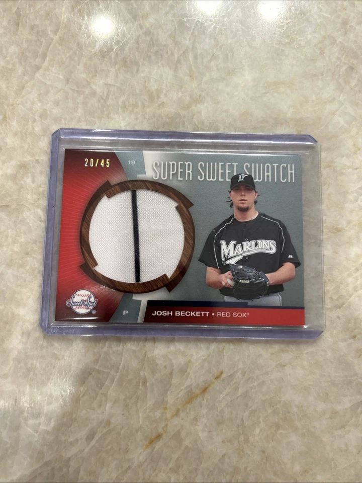 2006 Upper Deck Sweet Spot Super Sweet Swatch /45 Josh Beckett #SW-BE - Image 1 of 4