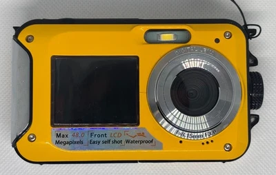 Cámara Subacuática Impermeable 48MP Doble Pantalla Zoom 16x ~ FUNCIONA (Sin Cargador) Foto 1 de 4