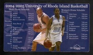 2004-05 Rhode Island Rams Basketball Magnet Home Schedule Washington Trust A10 - Picture 1 of 1