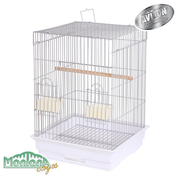 Montana Papageienkäfig New Berlin XXL - Großes Vogelheim Mit Unterschrank