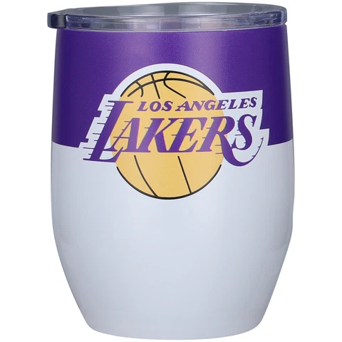 Los Angeles Lakers 16oz. Colorblock Stainless Steel Curved Tumbler Cover