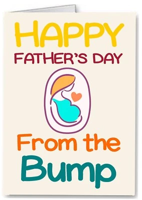 Tarjeta del Día del Padre Feliz de The Bump - Dad to Be - Tarjeta de calidad premium  Foto 1 de 2