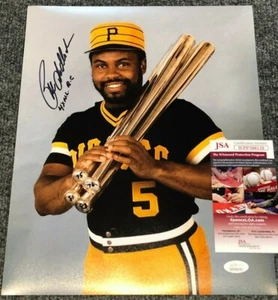 BILL MADLOCK AUTOGRAPHED SIGNED INSCR PITTSBURGH PIRATES 11x14 PHOTO JSA  COA    - Picture 1 of 1