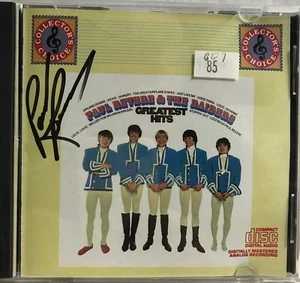 MUSIC CD IN CASE (COVER SIGNED) - PAUL REVERE & THE RAIDERS - GREATEST HITS - Picture 1 of 2