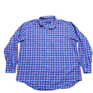 Vineyard Vines Button Down Shirt XL Blue Men Tucker Check Plaid Casual Preppy - Picture 1 of 19
