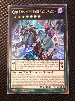 Yu-Gi-Oh! Odd-Eyes Rebellion Xyz Dragon, BLMR-EN005, Ultra Rare, 1.Ed., ENG, NM - Bild 1 von 4