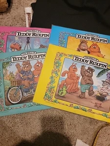 Vintage 4 Teddy Ruxpin Grundo Adventures Aktivität Tischsets & Land Of Grundo Karte - Bild 1 von 10