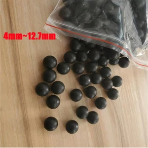 Bola de goma de nitrilo de bola completa NBR negra resistente al aceite combustible gasolina diésel - Imagen 1 de 6