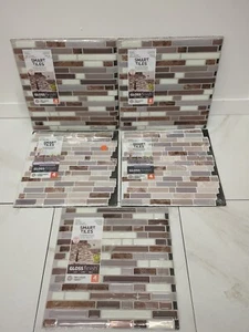 H2-Smart Tiles Bellagio Santi Self Adhesive Wall Tiles 13.20sqft Lot NEW - Picture 1 of 6