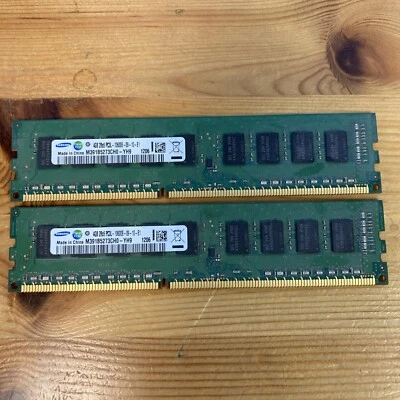 ECC Unbuffered Memory IBM 49Y1422 4GB x1 PC3L-10600E M391B5273CH0-YH9 DIMM 240p - Image 1 of 4