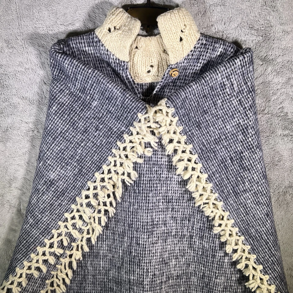 Handmade Warlock Wizard Fairy Gothic Whimsicore Royalty Wool Heavy Cape Robe - Image 1 of 4