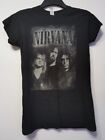 Nirvana T Shirt Rock Band Merch Tee Ladies Size Large Kurt Cobain Dave Grohl