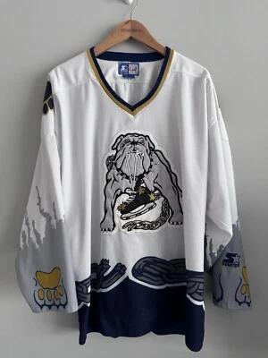 Винтажная хоккейная футболка 1990-е стартер Long Beach Bulldogs IHL Snoop Dogg - Изображение 1 из 4