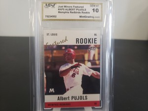 KJ: ALBERT PUJOLS Redbirds 2004 Just Featured Minor League Rookie RC MINT 10