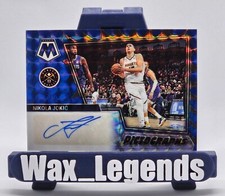 2022-23 Panini Mosaic PM-NIK Nikola Jokic' Pictographs Blue Autograph #/25