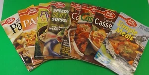 Lot of 8 Betty Crocker Cookbooks Pasta, Picnics, Potlucks, Casseroles, Simple - Picture 1 of 5