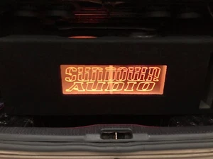 Sound Authority Plexiglass- 3/4" X 18 X 6.5" Engraved Acrylic Window For Sub Box - Picture 1 of 16