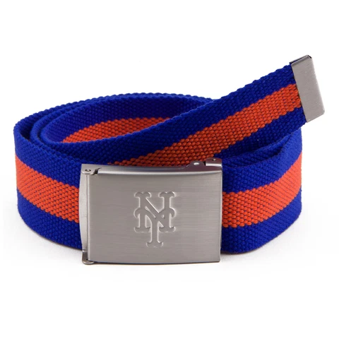 Men's New York Mets Fabric Belt Cover