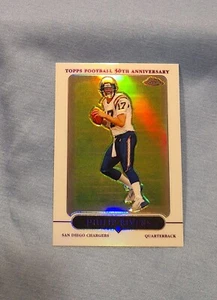 NFL Philip Rivers Holo Refractor Topps Chrome San Diego Chargers Football Karte - Bild 1 von 2