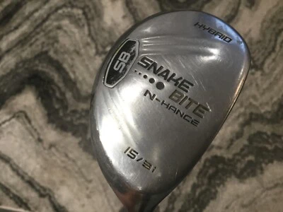 Snake Bite N-Hance Hybrid 15/3i Golf Club TaylorMade Tour R-80 Graphite 42” NICE - Image 1 of 4