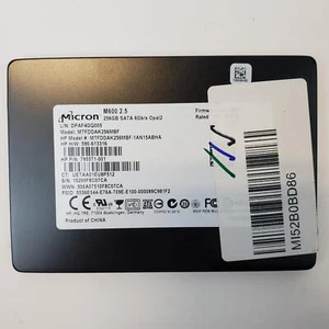 Micron MTFDDAK256MBF 256GB 2.5" SATA Internal SSD | Grade A - Picture 1 of 2