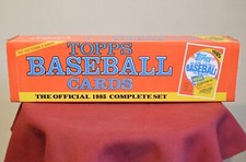Custom Made 1985 TOPPS Baseball Card Set Storage Box