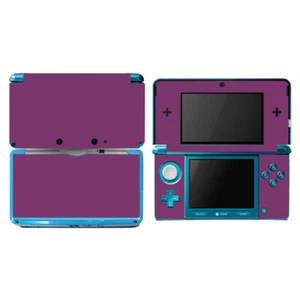 10 Pure Clean Solid Skin Sticker Case Protector for Nintendo 3DS - Picture 1 of 21