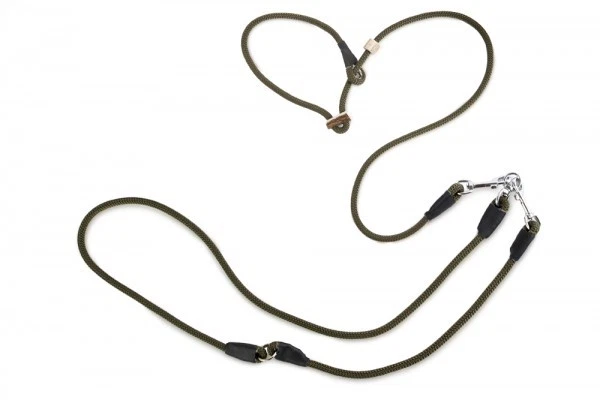 Firedog Moxon Umhängeleine 275cm 295cm 345cm grün mit Zugbegrenzung 8mm Reep-Sch