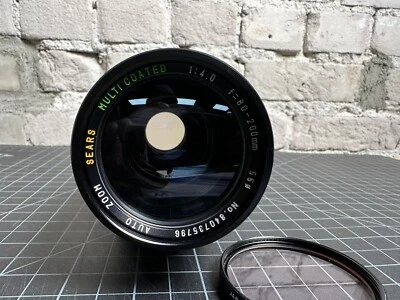 (Very Good) Sears Multicoated 80-200mm f/4 Auto Zoom MD Mount Lens-Minolta - Image 1 of 4