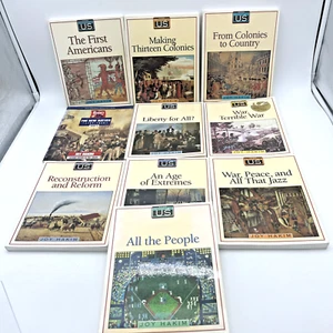 Oxford "A History of US" Series #1-10 Paperback Books - Joy Hakim - 1993 - Picture 1 of 20