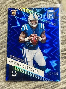 2023 Anthony Richardson Donruss Elite Rookie Status Blue Explosion RC 103/625 🔥