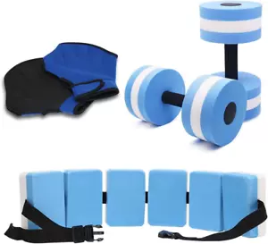 Water Dumbbell Set for Aquatic Aerobics Exercise, Water Weights Equipment, Train - Picture 1 of 12