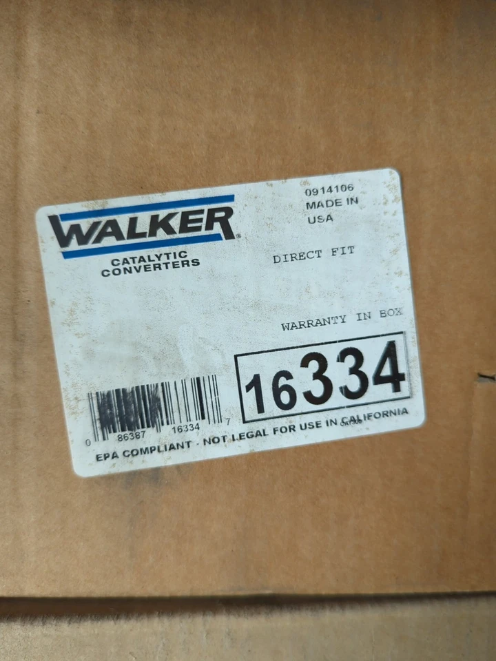 Convertidor colector Walker 16334 Ultra certificado EPA Foto 1 de 4