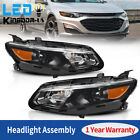 For 2016 2017 2018 Chevy Malibu Projector Headlights Left + Right Pair Headlamps