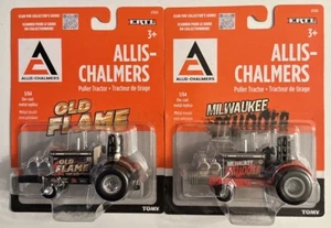 ERTL CHASE 1/64 Allis Chalmers D-21 Old Flame & Milwauke Mudder Pulling Tractors - Picture 1 of 1